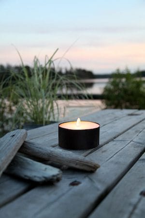 Torch Candle LED Ljus 10.5 cm - svart - Belysning - Dekorationsbelysning - Dekorationsbelysning inomhus - Batteridrivna ljus