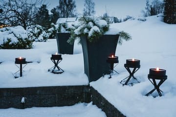 Torch Candle LED Ljus 10.5 cm - svart - Belysning - Dekorationsbelysning - Dekorationsbelysning inomhus - Batteridrivna ljus