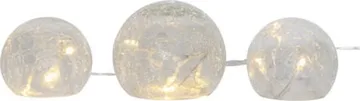 Triss Glasdekoration 77 cm - transparent - Belysning - Dekorationsbelysning - Dekorationsbelysning inomhus - Ljusslinga bollar