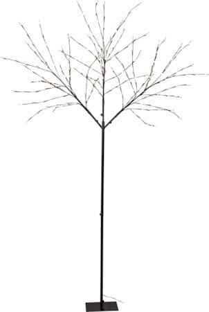 Albero Dekorationsträd belysning 250 cm - svart med vita ljuspunkter - Belysning - Dekorationsbelysning - Dekorationsbelysning utomhus - Ljusslinga utomhus