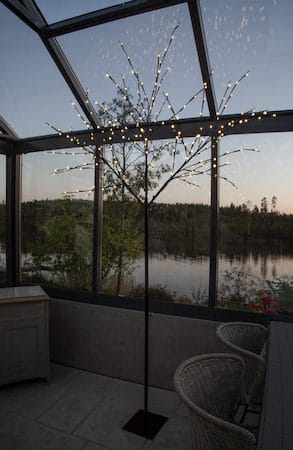 Albero Dekorationsträd belysning 250 cm - svart med vita ljuspunkter - Belysning - Dekorationsbelysning - Dekorationsbelysning utomhus - Ljusslinga utomhus
