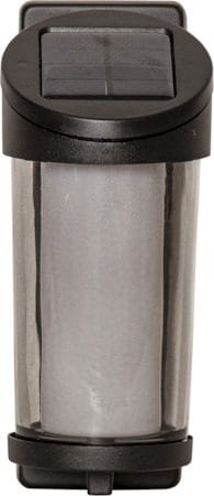 Alippa Solcellsvägglykta 8.5 cm - svart med rökfärgat glas - Belysning - Dekorationsbelysning - Dekorationsbelysning utomhus - LED belysning utomhus