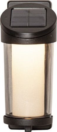 Alippa Solcellsvägglykta 8.5 cm - svart med rökfärgat glas - Belysning - Dekorationsbelysning - Dekorationsbelysning utomhus - LED belysning utomhus