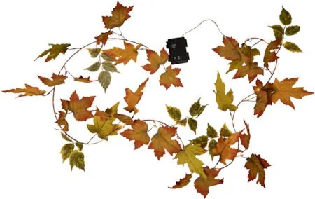 Autumn Girland, Orange höstfärger