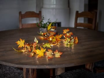 Autumn Girland - Orange höstfärger - Belysning - Dekorationsbelysning - Dekorationsbelysning utomhus - Ljusslinga utomhus
