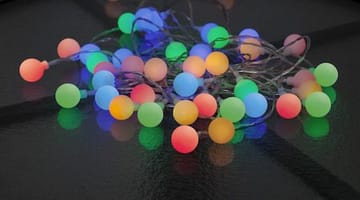 Berry Ljusslinga - opal, flerfärgad - Belysning - Dekorationsbelysning - Dekorationsbelysning utomhus - Ljusslinga utomhus