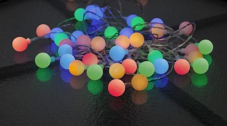 Berry Ljusslinga - opal, flerfärgad - Belysning - Dekorationsbelysning - Dekorationsbelysning utomhus - Ljusslinga utomhus