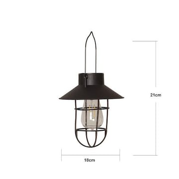 Cage Solcellsdekoration 18 cm - svart - Belysning - Dekorationsbelysning - Dekorationsbelysning utomhus - LED belysning utomhus