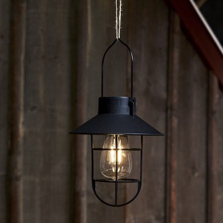 Cage Solcellsdekoration 18 cm - svart - Belysning - Dekorationsbelysning - Dekorationsbelysning utomhus - LED belysning utomhus
