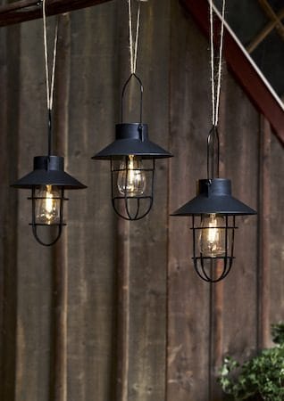 Cage Solcellsdekoration 18 cm - svart - Belysning - Dekorationsbelysning - Dekorationsbelysning utomhus - LED belysning utomhus