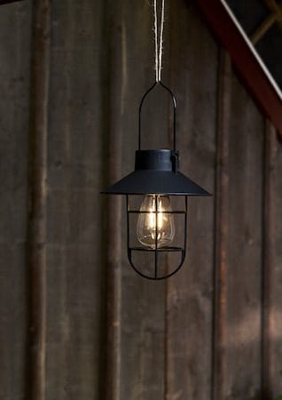 Cage Solcellsdekoration 18 cm - svart - Belysning - Dekorationsbelysning - Dekorationsbelysning utomhus - LED belysning utomhus