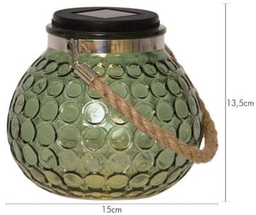 Dotte Solcellslykta 15 cm - grön - Belysning - Dekorationsbelysning - Dekorationsbelysning utomhus - LED belysning utomhus