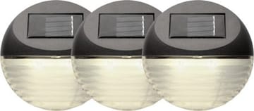Fency 3 pack Solcellsvägglykta 11 cm - brun - Belysning - Dekorationsbelysning - Dekorationsbelysning utomhus - LED belysning utomhus