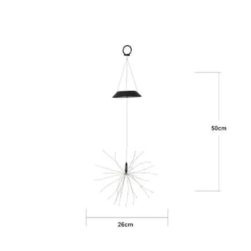 Firework Solar Solcellsdekoration 26 cm - svart - Belysning - Dekorationsbelysning - Dekorationsbelysning utomhus - LED belysning utomhus