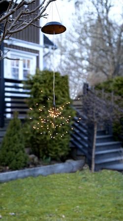 Firework Solar Solcellsdekoration 26 cm - svart - Belysning - Dekorationsbelysning - Dekorationsbelysning utomhus - LED belysning utomhus