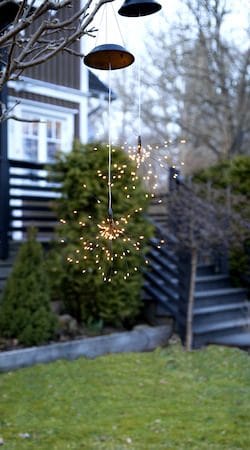 Firework Solar Solcellsdekoration 26 cm - svart - Belysning - Dekorationsbelysning - Dekorationsbelysning utomhus - LED belysning utomhus