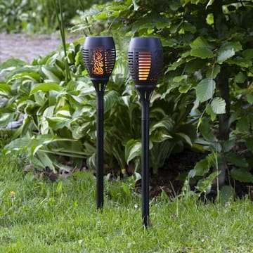 Flame 2 pack Solcellsfackla - svart - Belysning - Dekorationsbelysning - Dekorationsbelysning utomhus - LED belysning utomhus