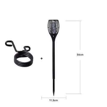 Flame Solcellsfackla 54 cm - svart - Belysning - Dekorationsbelysning - Dekorationsbelysning utomhus - LED belysning utomhus