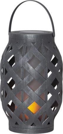 Flame Solcellslykta 15 cm - grå - Belysning - Dekorationsbelysning - Dekorationsbelysning utomhus - LED belysning utomhus