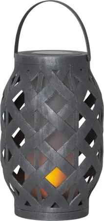Flame Solcellslykta 15 cm - grå - Belysning - Dekorationsbelysning - Dekorationsbelysning utomhus - LED belysning utomhus