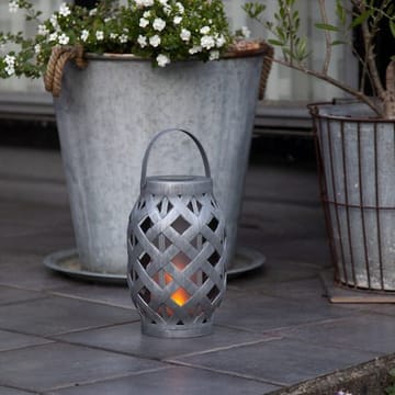 Flame Solcellslykta 15 cm - grå - Belysning - Dekorationsbelysning - Dekorationsbelysning utomhus - LED belysning utomhus
