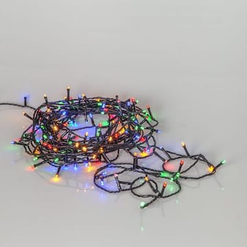 Flashy LED-Ljusslinga Jul Utomhus 7 m 100 Flerfärgade Ljus med Timer - Svart|Flerfärgad - Belysning - Dekorationsbelysning - Dekorationsbelysning utomhus - Ljusslinga utomhus
