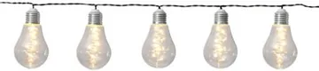 Glow Solcellsslinga - transparent - Belysning - Dekorationsbelysning - Dekorationsbelysning utomhus - Ljusslinga utomhus