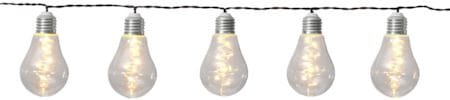 Glow Solcellsslinga - transparent - Belysning - Dekorationsbelysning - Dekorationsbelysning utomhus - Ljusslinga utomhus