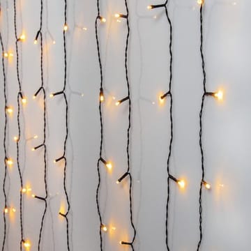 LED-ljusgardin Jul Golden Warm White 130x130 cm 80 ljus - Svart - Belysning - Dekorationsbelysning - Dekorationsbelysning utomhus - Ljusslinga utomhus