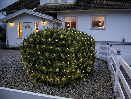LED-ljusnät Jul Crispy Ice White 200x200 cm 160 ljus - Svart - Belysning - Dekorationsbelysning - Dekorationsbelysning utomhus - Ljusslinga utomhus