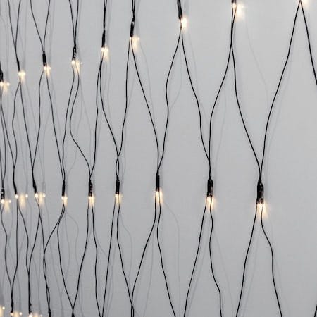 LED-ljusnät Jul Crispy Ice White 300x300 cm 200 ljus - Svart - Belysning - Dekorationsbelysning - Dekorationsbelysning utomhus - Ljusslinga utomhus