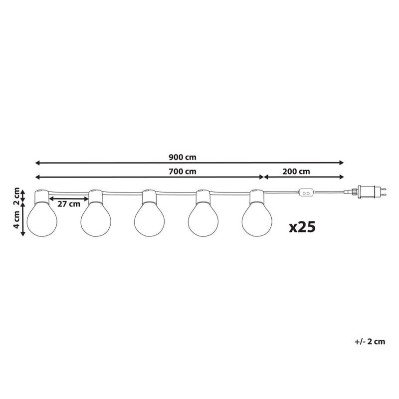 LED-ljusslinga för Utomhusbruk Isortoq - Belysning - Dekorationsbelysning - Dekorationsbelysning utomhus - Ljusslinga utomhus