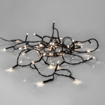LED-ljusslinga Jul Crispy Ice White 3 m 40 ljus - Svart - Belysning - Dekorationsbelysning - Dekorationsbelysning utomhus - Ljusslinga utomhus