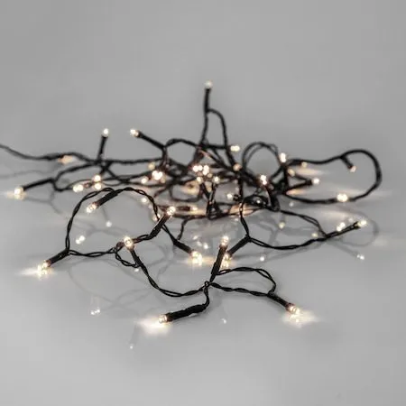 LED-ljusslinga Jul Crispy Ice White 3 m 40 ljus - Svart - Belysning - Dekorationsbelysning - Dekorationsbelysning utomhus - Ljusslinga utomhus