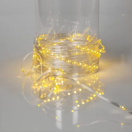 LED-ljusslinga Jul Dew Drop Micro 36 m 480 ljus Varmvit - Transparent - Belysning - Dekorationsbelysning - Dekorationsbelysning utomhus - Ljusslinga utomhus