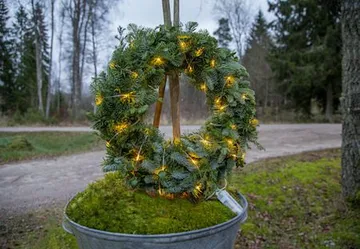 LED-ljusslinga Jul Dew Drop Micro 7 m 96 ljus Varmvit Batteridriven - Transparent - Belysning - Dekorationsbelysning - Dekorationsbelysning utomhus - Ljusslinga utomhus