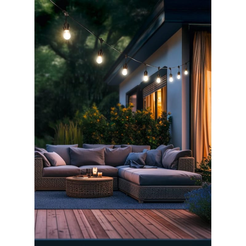 Ljusslinga Chain - Utan skärm - Belysning - Dekorationsbelysning - Dekorationsbelysning utomhus - Ljusslinga utomhus