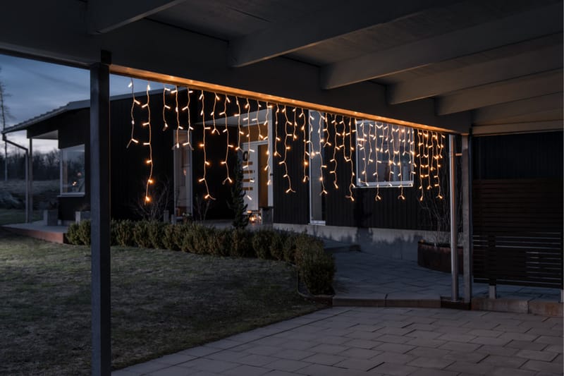 Tillägg istapp 100 LED Vit - Konstsmide - Trädgårdsbelysning - Ljusslinga utomhus - Balkongbelysning - Altanbelysning