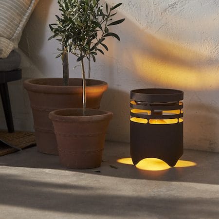 Marron Solcellslykta 25 cm - mörkbrun - Belysning - Dekorationsbelysning - Dekorationsbelysning utomhus - LED belysning utomhus