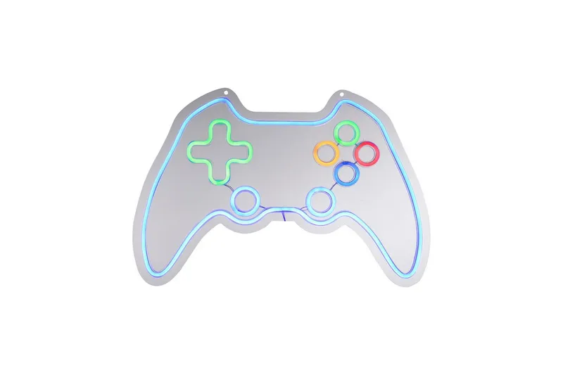 Neon-Gamer Just Light Dekorationslampa, Multicolored