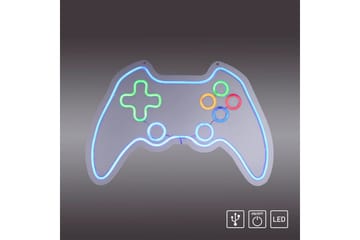 Neon-Gamer Just Light Dekorationslampa - Multicolored - Belysning - Dekorationsbelysning - Dekorationsbelysning utomhus - Ljusnät