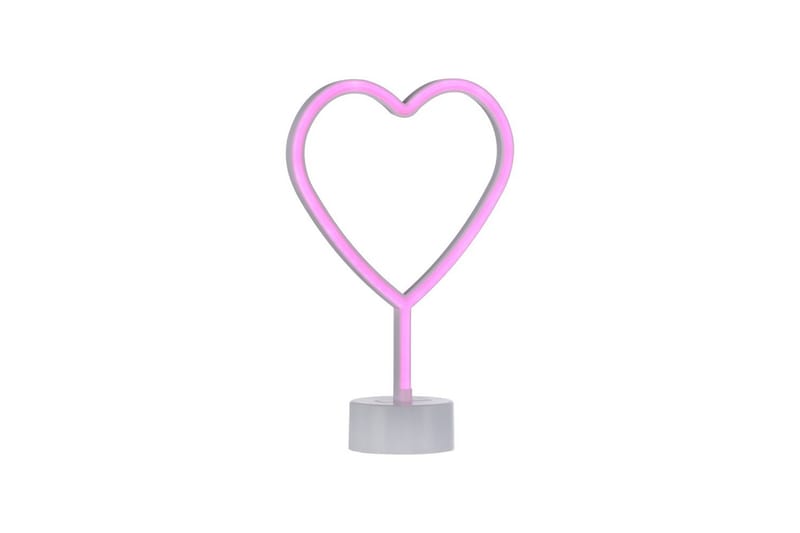 Neon-Hjärta Just Light Dekorationslampa - Pink - Belysning - Dekorationsbelysning - Dekorationsbelysning utomhus - Ljusnät