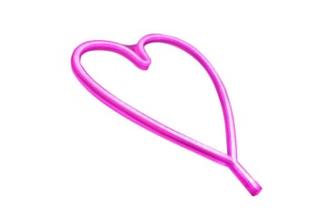 Neon-Hjärta Just Light Dekorationslampa - Pink - Belysning - Dekorationsbelysning - Dekorationsbelysning utomhus - Ljusnät