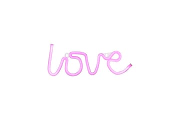 Neon-Kärlek Just Light Dekorationslampa - Pink - Belysning - Dekorationsbelysning - Dekorationsbelysning utomhus - Ljusnät