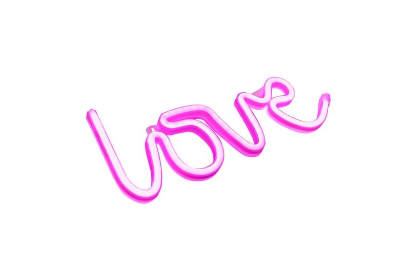 Neon-Kärlek Just Light Dekorationslampa - Pink - Belysning - Dekorationsbelysning - Dekorationsbelysning utomhus - Ljusnät