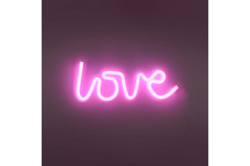 Neon-Kärlek Just Light Dekorationslampa - Pink - Belysning - Dekorationsbelysning - Dekorationsbelysning utomhus - Ljusnät
