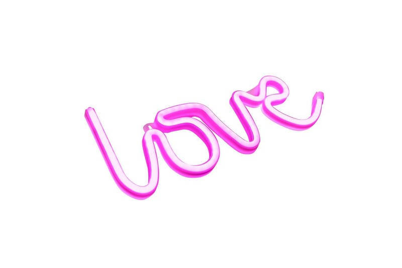 Neon-Kärlek Just Light Dekorationslampa - Pink - Belysning - Dekorationsbelysning - Dekorationsbelysning utomhus - Ljusnät