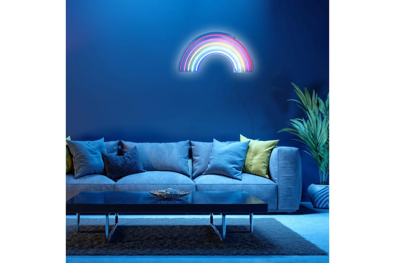 Neon-Regnbåge Just Light Dekorationslampa - Multicolored - Belysning - Dekorationsbelysning - Dekorationsbelysning utomhus - Ljusnät