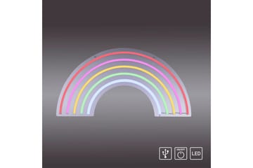 Neon-Regnbåge Just Light Dekorationslampa - Multicolored - Belysning - Dekorationsbelysning - Dekorationsbelysning utomhus - Ljusnät