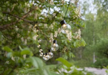 Partaj Ljusslinga - transparent med svart kabel - Belysning - Dekorationsbelysning - Dekorationsbelysning utomhus - Ljusslinga utomhus